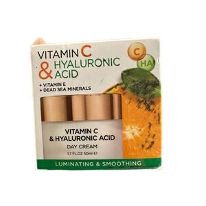 Edom Vitamin C & Hyaluronic Acid Day Cream 1.7 oz Vitamin E + Dead Sea Minerals